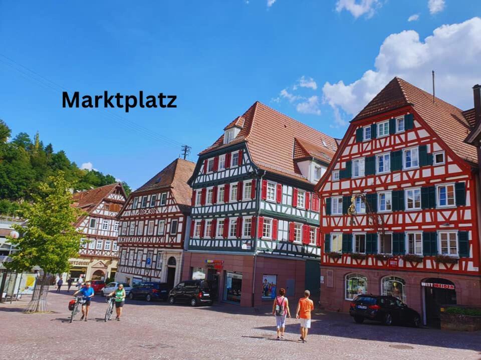 Ferienwohnungen Calwer Höfle Marktplatz - Firmen, Handwerker, Monteure willkommen Exterior foto